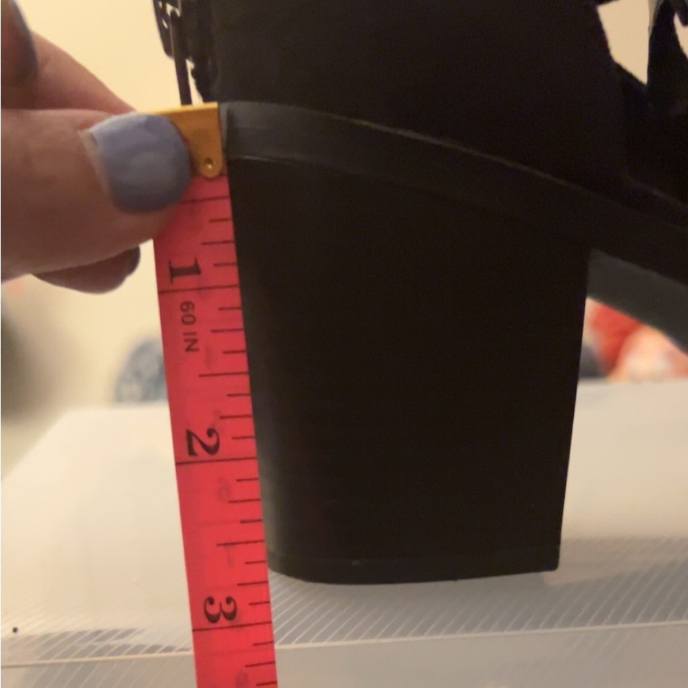 Soda Heels Womens 8.5 Black Zipper - Picture 2 of 8